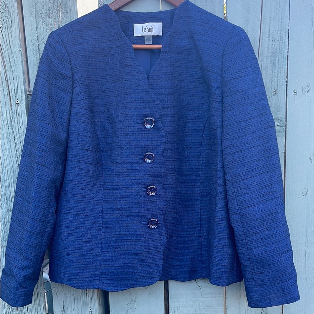 Le Suit Women's Blue Jacket